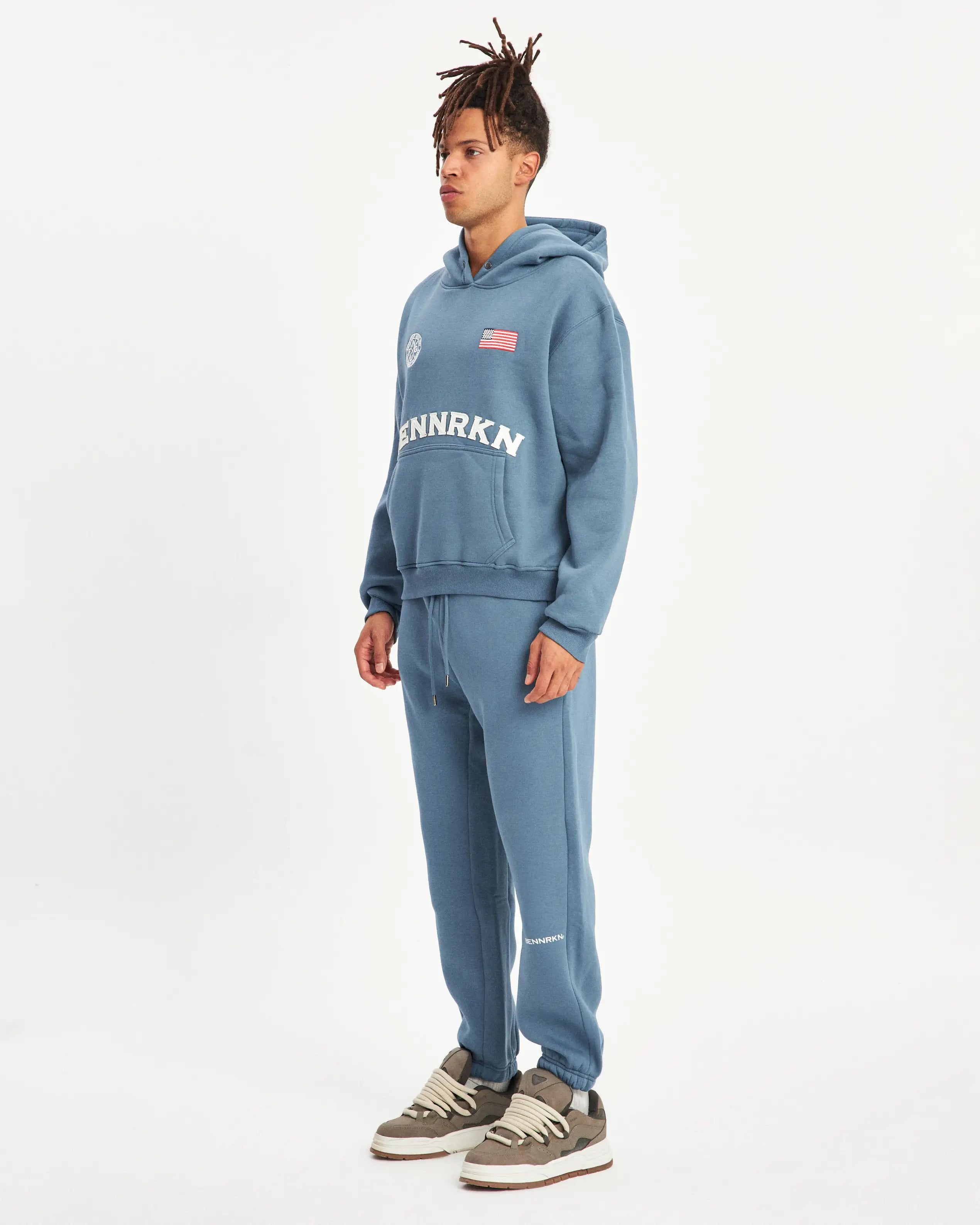 UNISEX HALL OF FAME HOODIE - BLUE MIRAGE