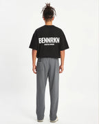 INITIAL SWEATPANT- SMOKE GREY - BENNRKN