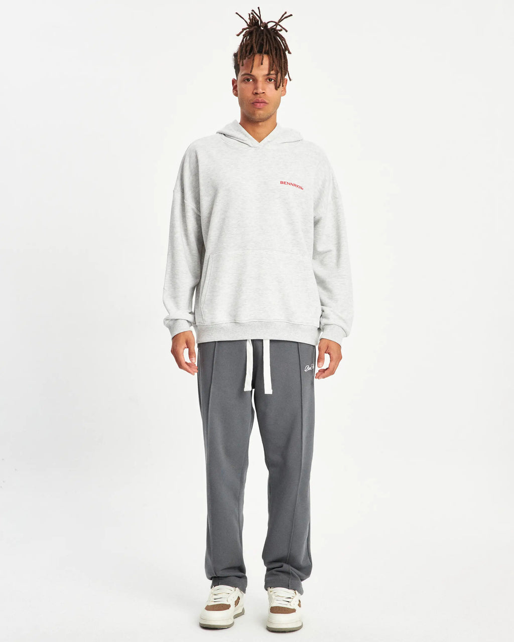 OVERSIZED  TRAINING CLUB HOODIE - GREY MARL