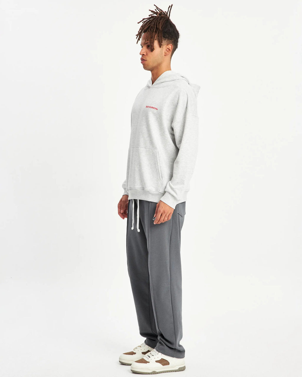OVERSIZED  TRAINING CLUB HOODIE - GREY MARL