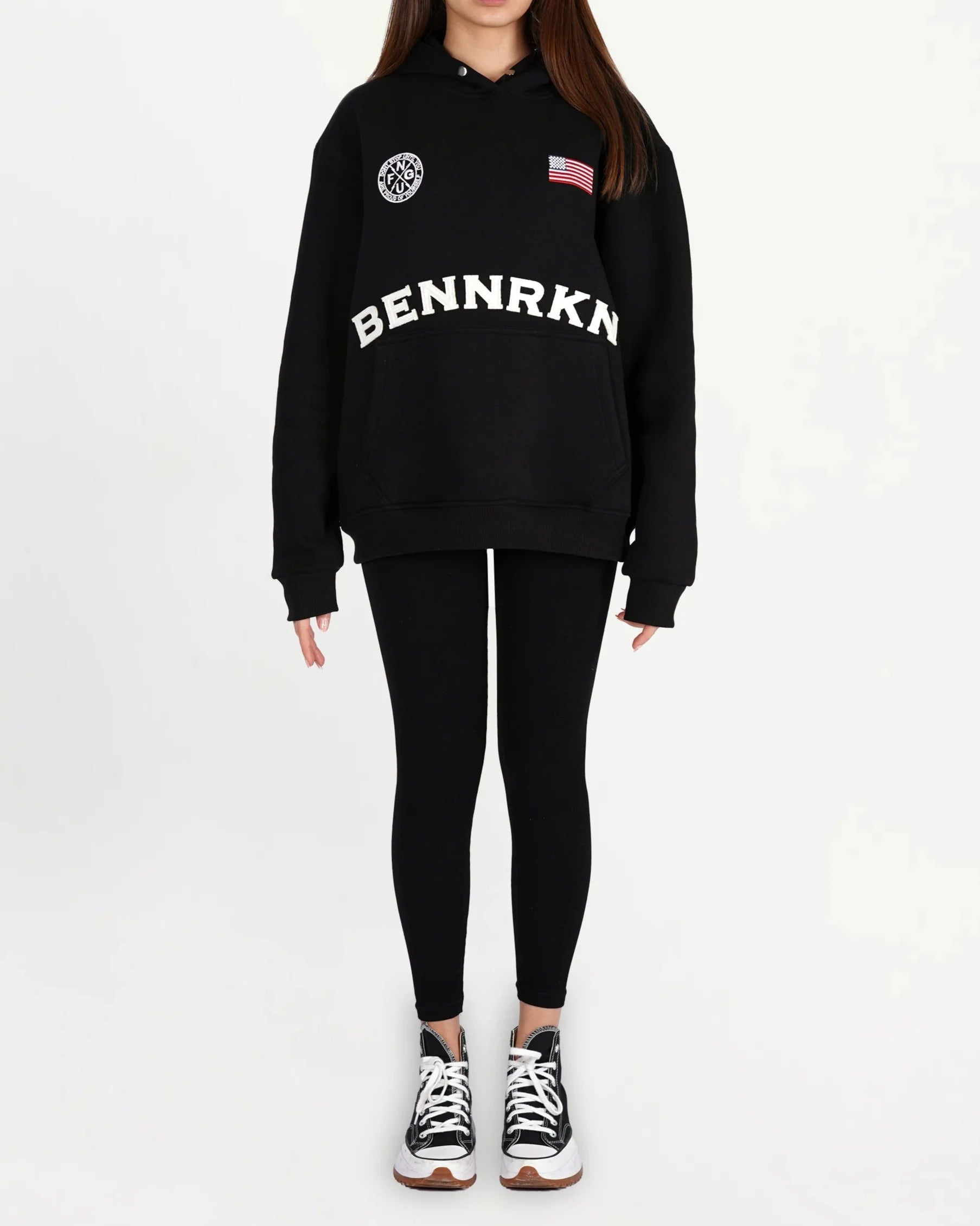 UNISEX HALL OF FAME HOODIE - MIDNIGHT BLACK