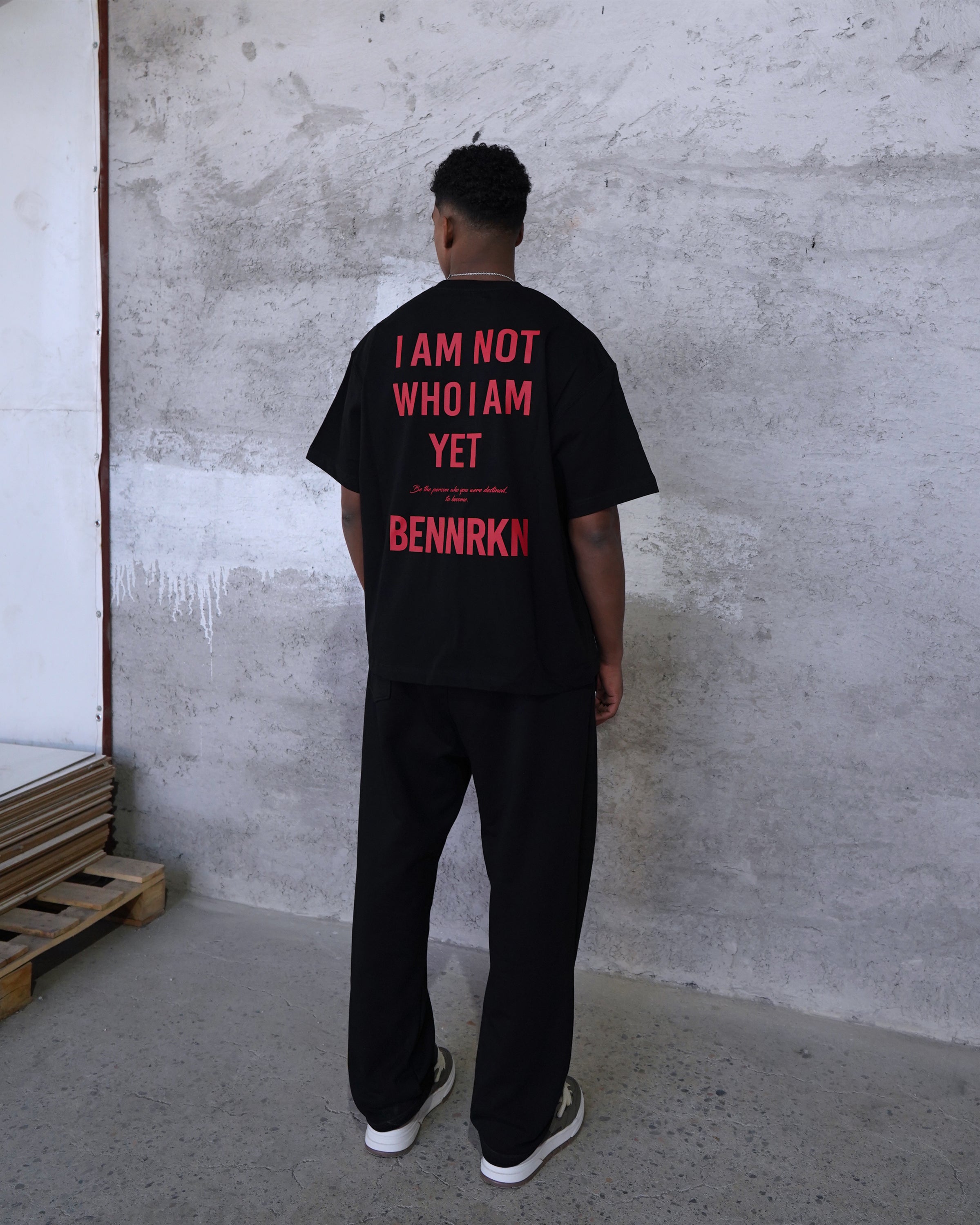 I AM NOT WHO I AM, YET. - MIDNIGHT BLACK