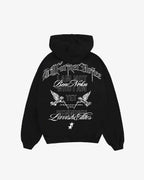 MONOCHROME ICONS HOODIE - MIDNIGHT BLACK - BENNRKN