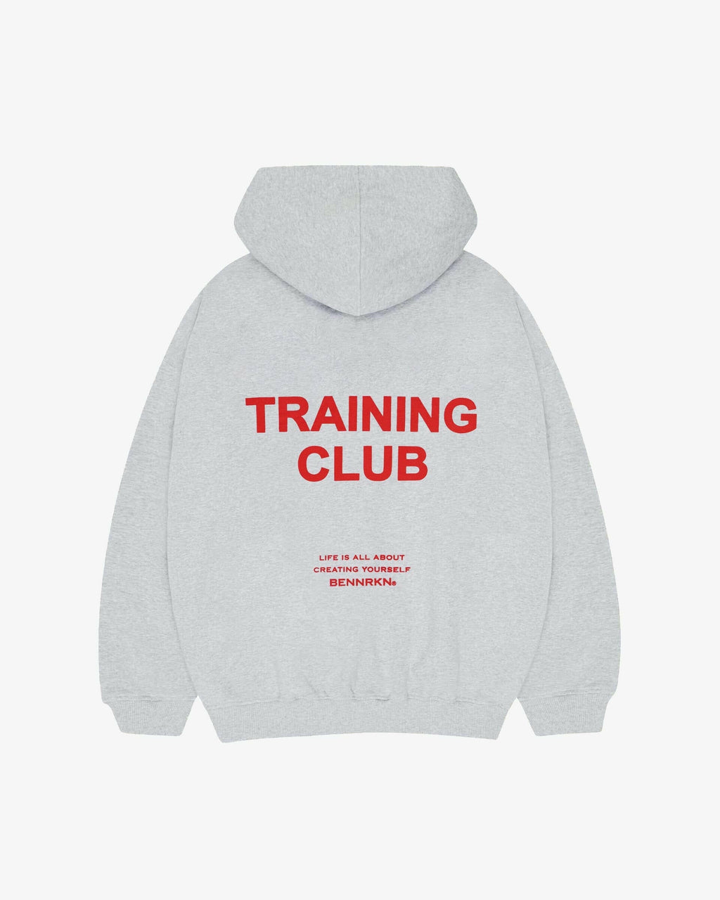 TRAINING CLUB HOODIE - GREY MARL BENNRKN 