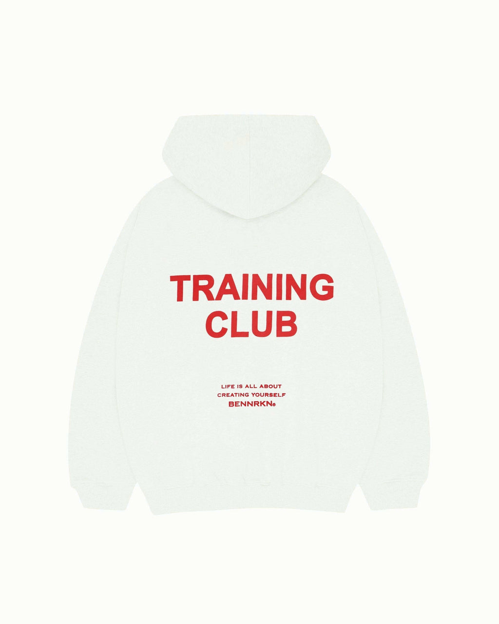 TRAINING CLUB HOODIE - OFF WHITE BENNRKN 