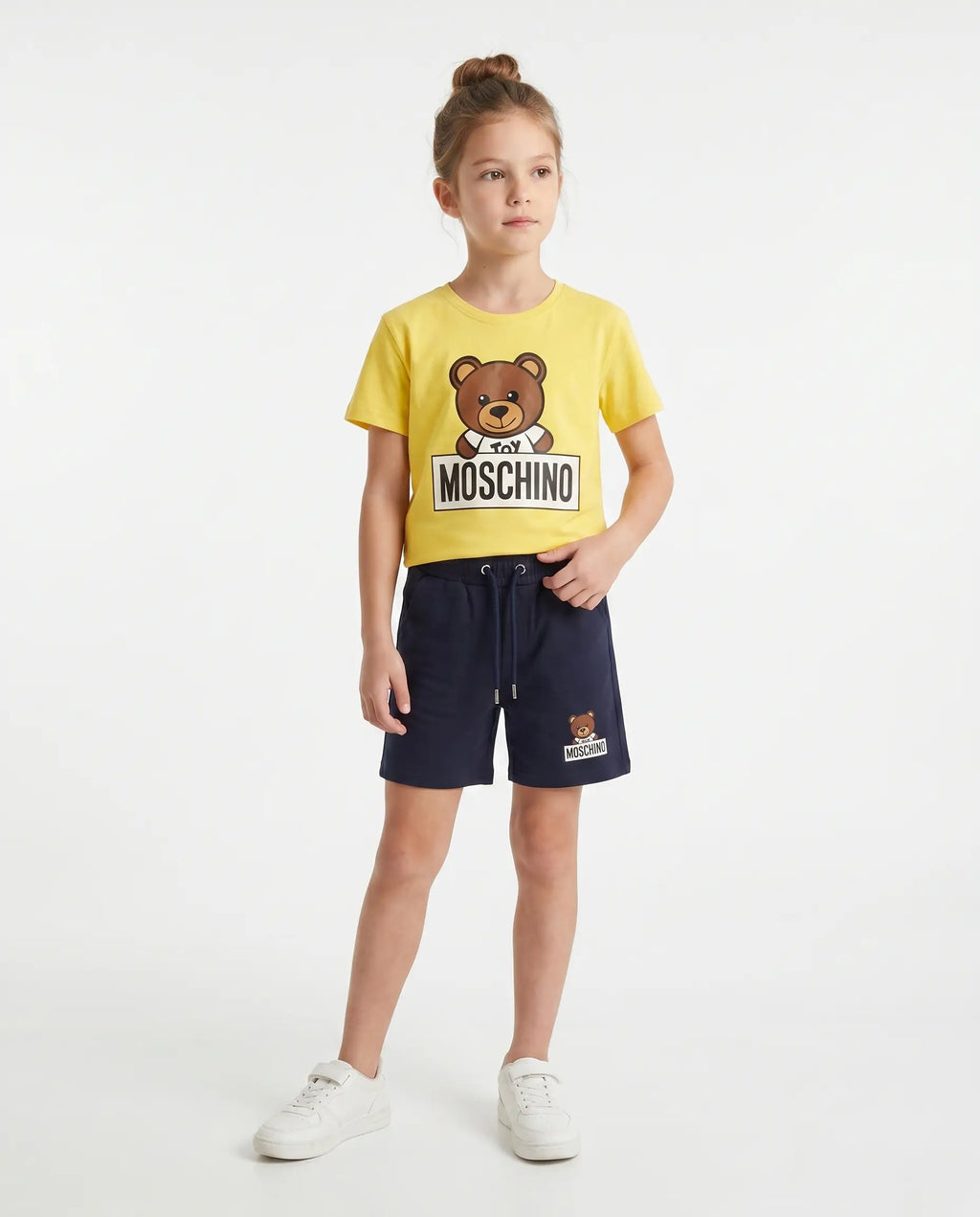Moschino Baskılı Tişört ve Şort Takım